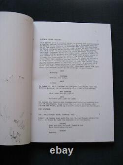 DOWNTON ABBEY Film SCRIPT SIGNED by MAGGIE SMITH & FILM CAST FULL LEATHER