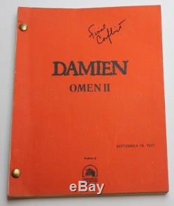 Damien Omen II 1977 Movie Script William Holden & Lee Grant, Horror Film