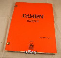 Damien Omen II September 19, 1977 Shooting Final Stanley Mann Movie Script