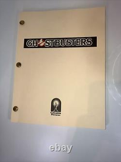 Dan Aykroyd GHOSTBUSTERS Original screenplay for the 1984 film 1983 + Lamp Glass