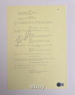 Daniel Radcliffe Signed Auto Harry Potter Movie Script 8x11 Page Beckett COA