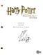 Daniel Radcliffe Signed Autograph Harry Potter Movie Script Screenplay Beckett