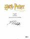 Daniel Radcliffe Signed Autographed Harry Potter Movie Script Beckett Bas Coa 1