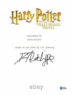 Daniel Radcliffe Signed Autographed Harry Potter Movie Script Beckett Bas Coa 7
