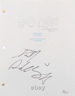 Daniel Radcliffe Signed Harry Potter and the Philosopher's Stone Movie Script