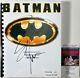 Danny Elfman Signed Batman Complete Movie Script Autograph Jsa Coa