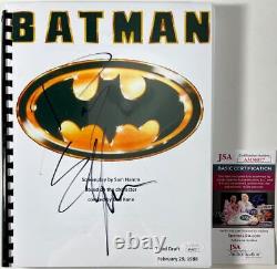 Danny Elfman Signed Batman Complete Movie Script Autograph JSA COA