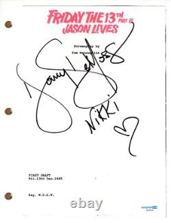 Darcy DeMoss Friday the 13th Part VI Signed Autograph Movie Script Horror ACOA