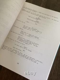 Dark Blood (1993) Original Movie Script RIVER PHOENIX Last Unfinished Film