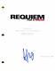 Darren Aronofsky Signed Autograph Requiem For A Dream Full Movie Script Rare