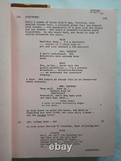 Dashiell Hammett's THE DAIN CURSE (1977) 3-Part TV Movie Script Robert W Lenski
