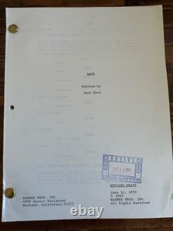 Dave Kevin Kline Sigourney Weaver Movie Original Screenplay Script