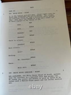 Dave Kevin Kline Sigourney Weaver Movie Original Screenplay Script