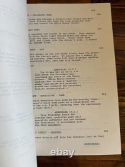 Dave Kevin Kline Sigourney Weaver Movie Original Screenplay Script