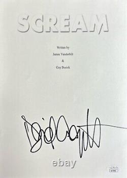 David Arquette Signed Scream 8x10 Movie Script Cover JSA AU73820