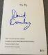David Cronenberg Signed Autograph The Fly Movie Script Beckett Bas Coa