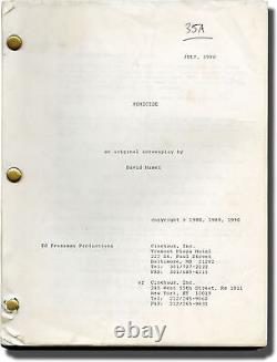 David Mamet HOMICIDE Original screenplay for the 1991 film 1990 #138817