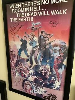 Dawn Of The Dead 1978 Original Poster Book Signed By George A Romeo And Others