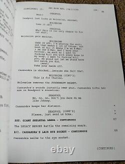 Deadpool & Wolverine Script Fyc Movie Award Promo 2024 Screenplay Marvel Hc Book