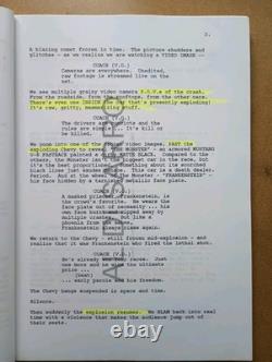 Death Race (2008) Original Movie Script + Production Photos Paul W. S. Anderson