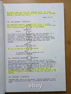 Death Race (2008) Original Movie Script + Production Photos Paul W. S. Anderson