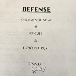Defense Original Screenplay Ice Cube Floyd Mutrux Movie Film Script Unproduced