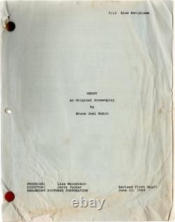 Demi Moore Patrick Swayze GHOST Original screenplay for the 1990 film #169082