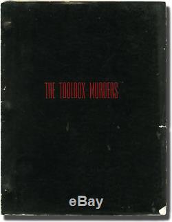 Dennis Donnelly TOOLBOX MURDERS Original screenplay for the 1978 film #135932