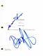 Denzel Washington & Antoine Fuqua Signed Autograph The Equalizer Movie Script