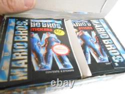 Diamond 1993 Super Mario Bros, Movie Sticker book & full box 50 packs stickers