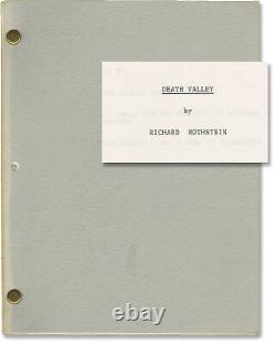 Dick Richards DEATH VALLEY Original screenplay for the 1982 film 1980 #147426