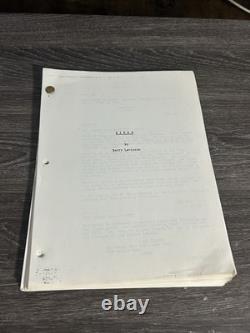 Diner Orignal Movie Script 1982 Screenplay Barry Levinson