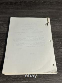 Diner Orignal Movie Script 1982 Screenplay Barry Levinson