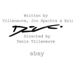 Director Denis Villeneuve signed Dune movie script autograph (A) Beckett BAS