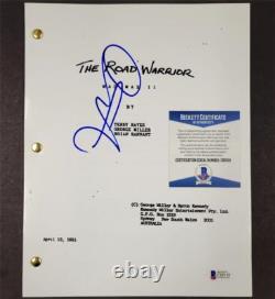 Director George Miller signed Mad Max II Full Movie Script (C) Beckett BAS COA