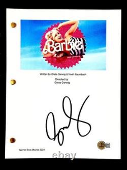 Director Greta Gerwig signed Barbie full movie script autograph (A) Beckett BAS