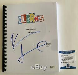 Director Kevin Smith Autographed Clerks Full Movie Script Signed Beckett COA