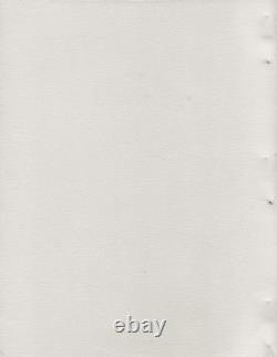 Disney-hot Lead And Cold Feet-bloodshy-original 1977 Movie Script-red Barry Copy