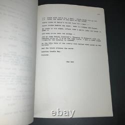 Disturbing Behavior 1998 Teen Sci Fi Thriller Movie Script David Nutter COA