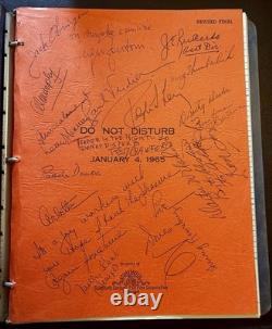 Do Not Disturb 1965 Movie Script With Signatures