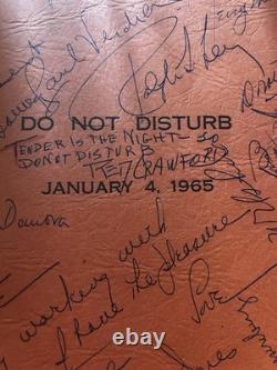 Do Not Disturb 1965 Movie Script With Signatures