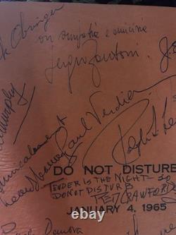 Do Not Disturb 1965 Movie Script With Signatures