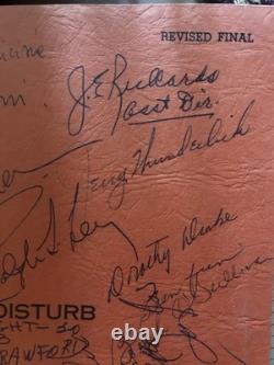 Do Not Disturb 1965 Movie Script With Signatures