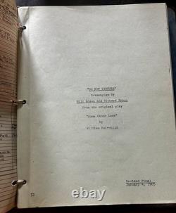 Do Not Disturb 1965 Movie Script With Signatures
