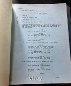 Do Not Disturb 1965 Movie Script With Signatures