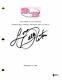 Dolly Parton Signed Autograph Nine To Five Movie Script 9 To 5, Jane Fonda