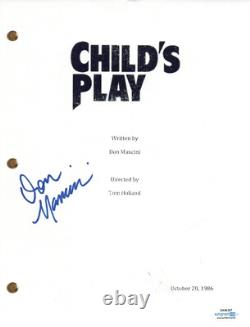 Don Mancini Child's Play Signed Autograph Movie Script Screenplay Horror ACOA