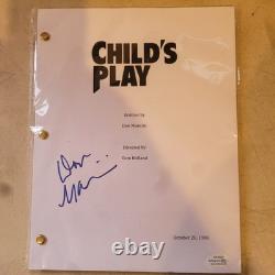 Don Mancini Child's Play Signed Autograph Movie Script Screenplay Horror ACOA