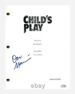 Don Mancini Signed Autograph CHILD'S PLAY Movie Script Chucky Director ACOA COA