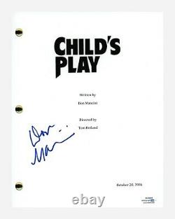 Don Mancini Signed Autograph CHILD'S PLAY Movie Script Chucky Director ACOA COA